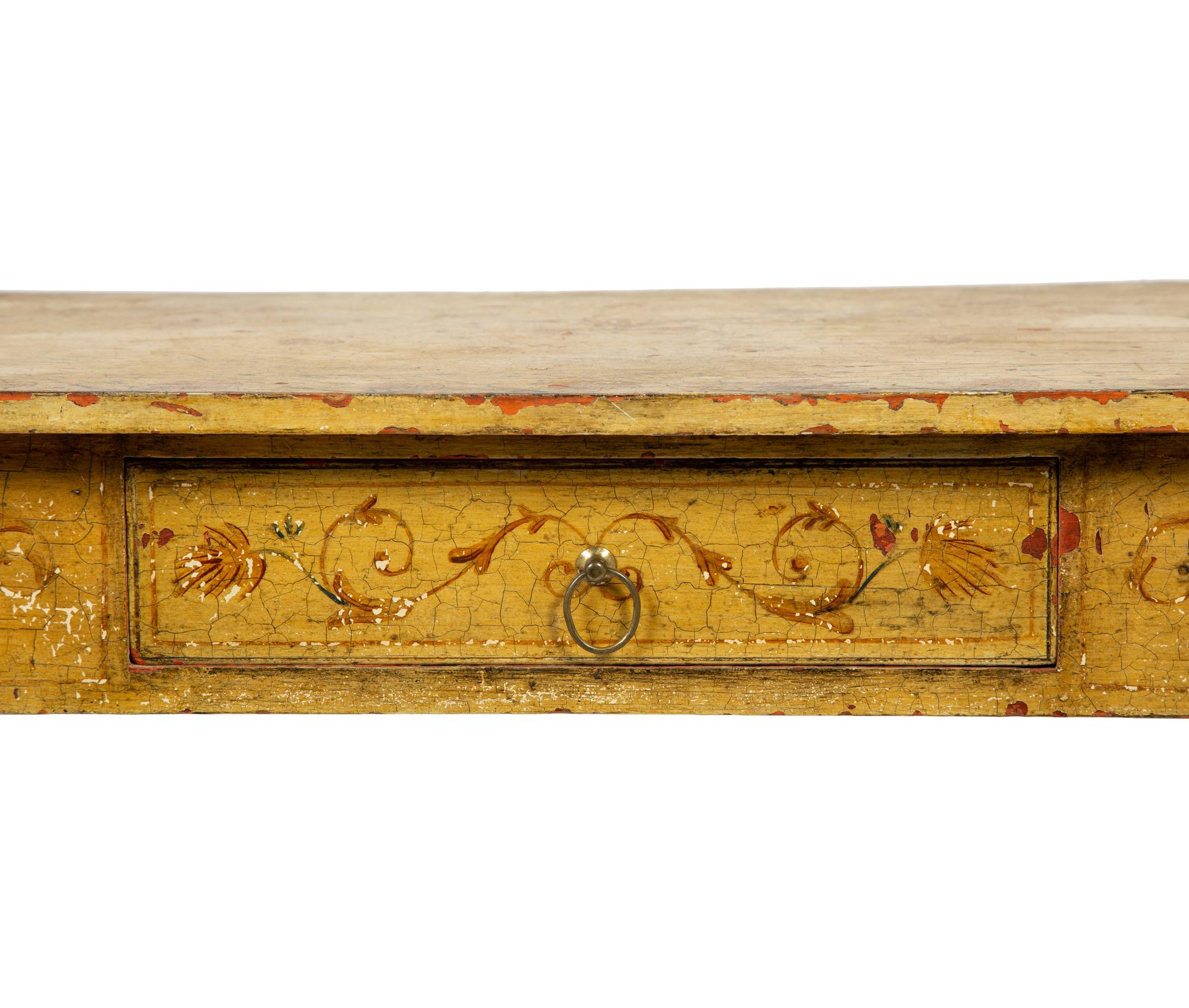 A Regency Painted Writing Table — 19TH CENTURY