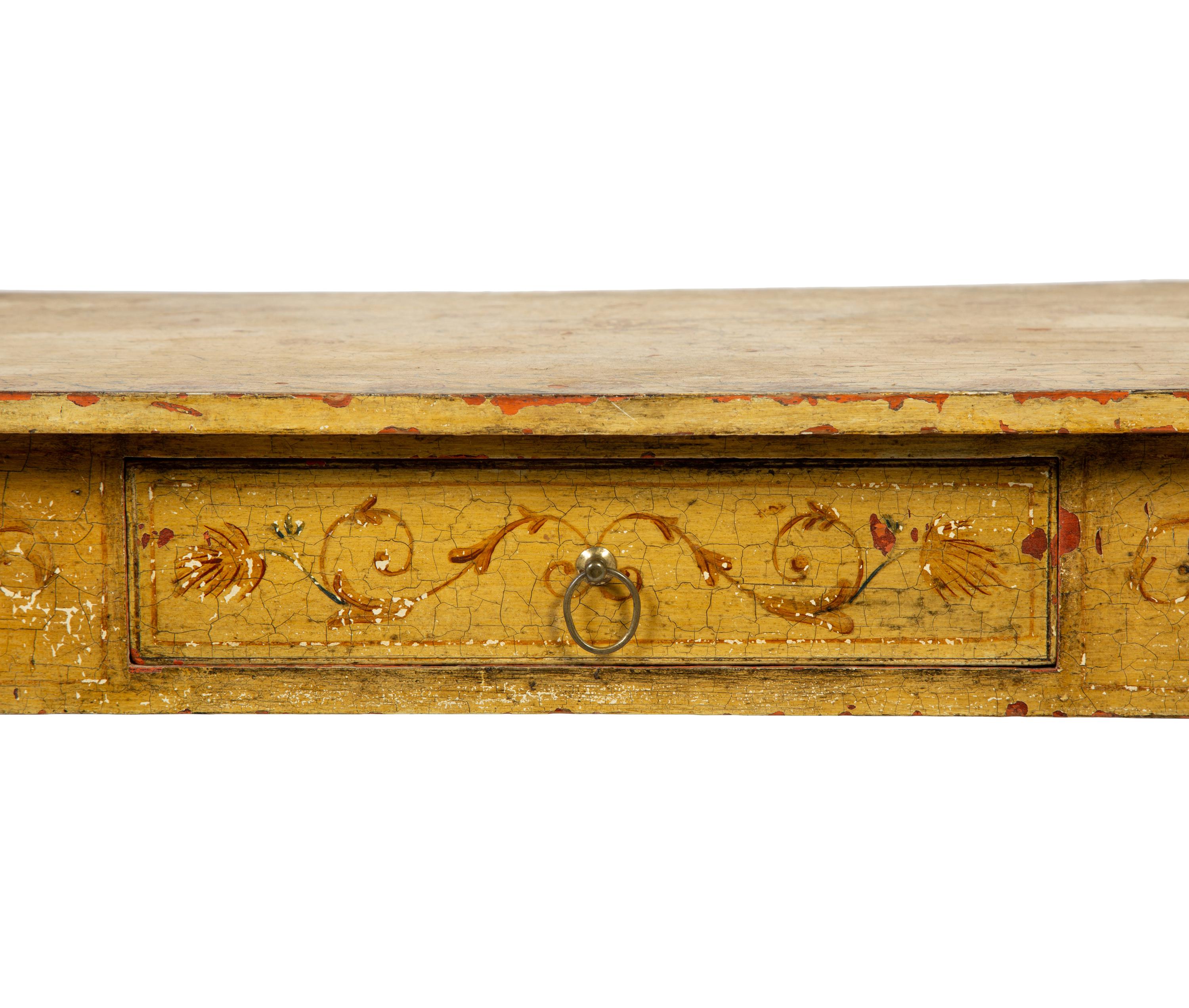 A Regency Painted Writing Table — 19TH CENTURY