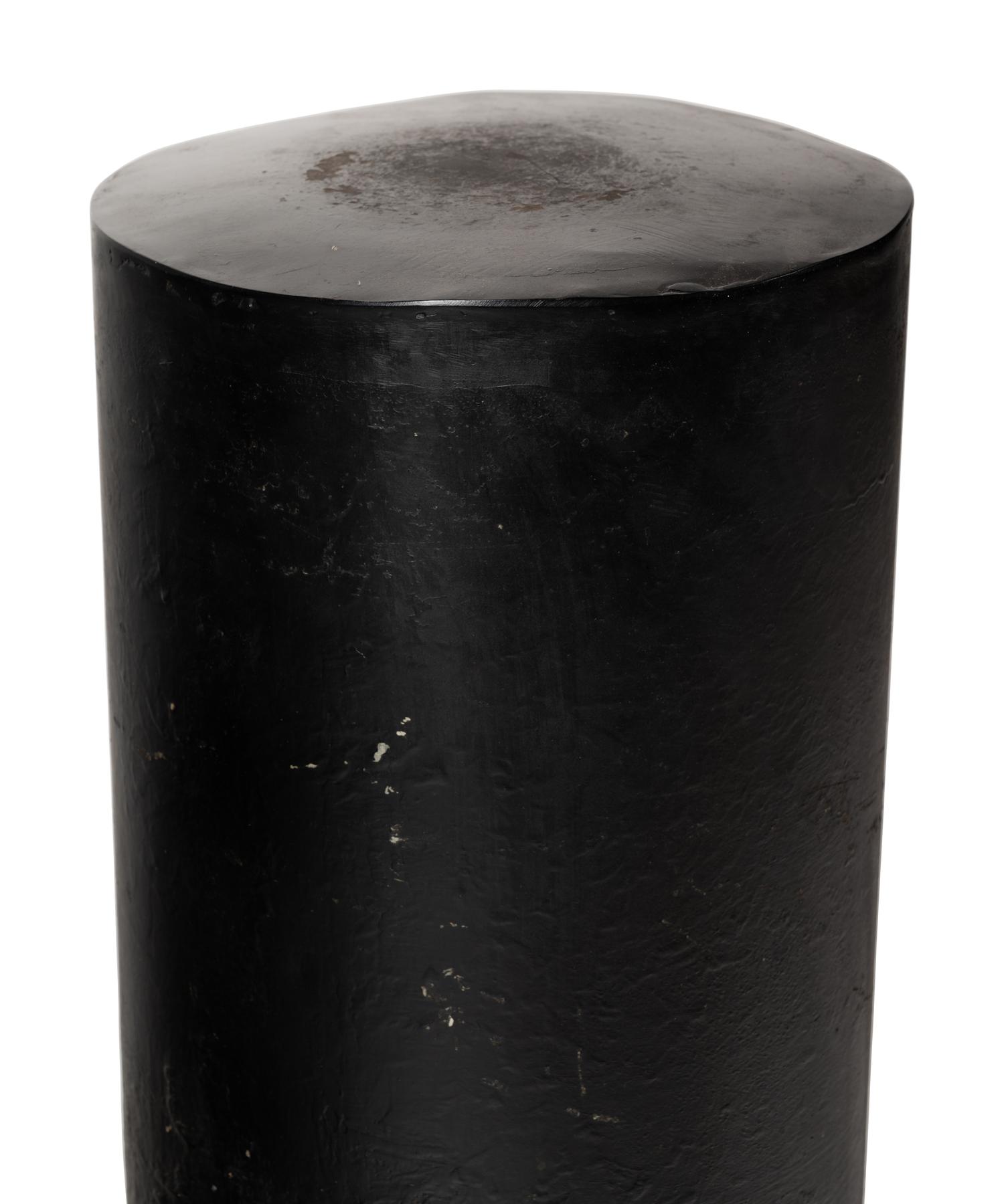 A Painted Metal Pedestal