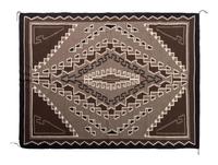 Navajo Two Grey Hills Weaving / Rug