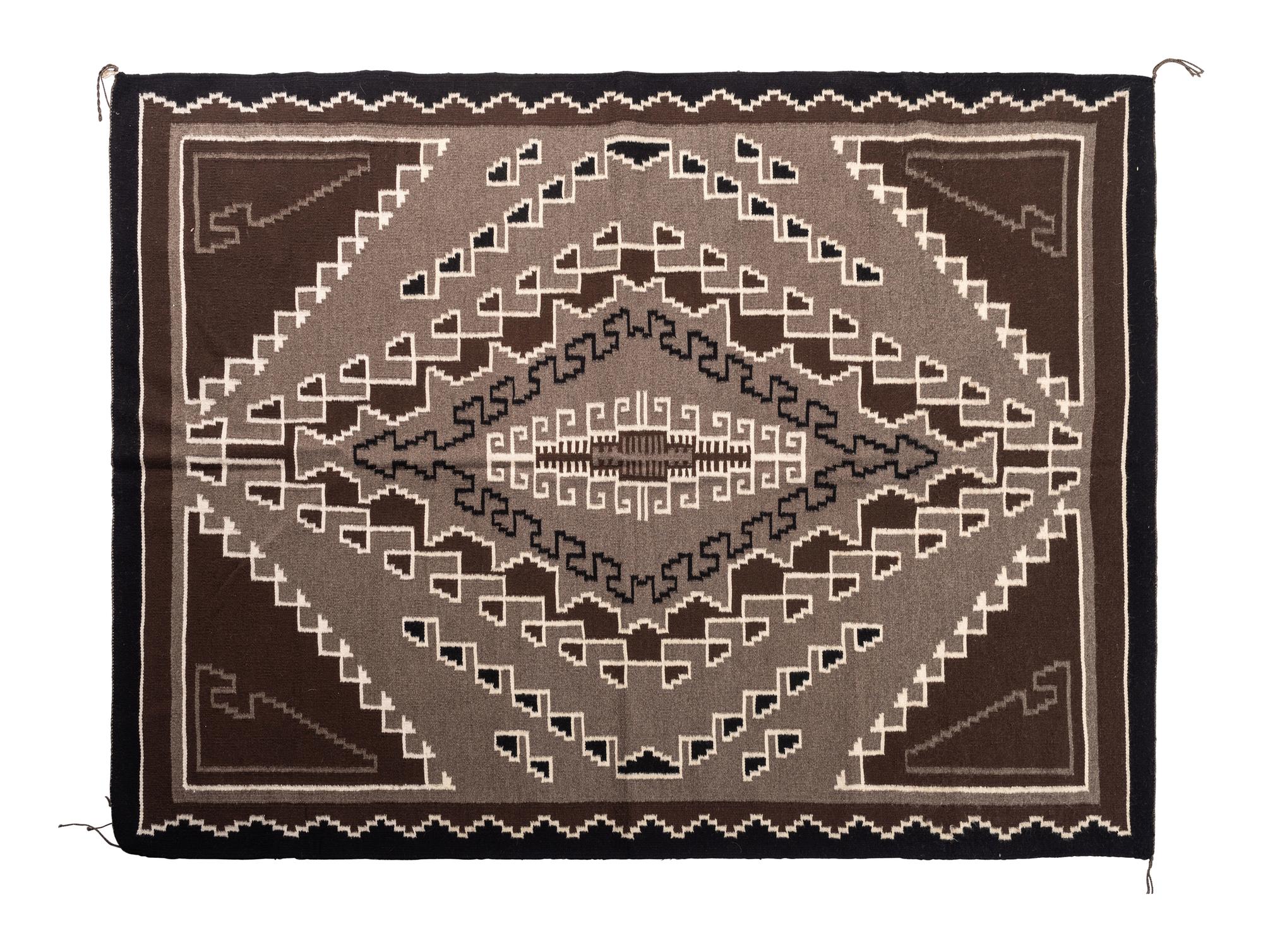 Navajo Two Grey Hills Weaving / Rug