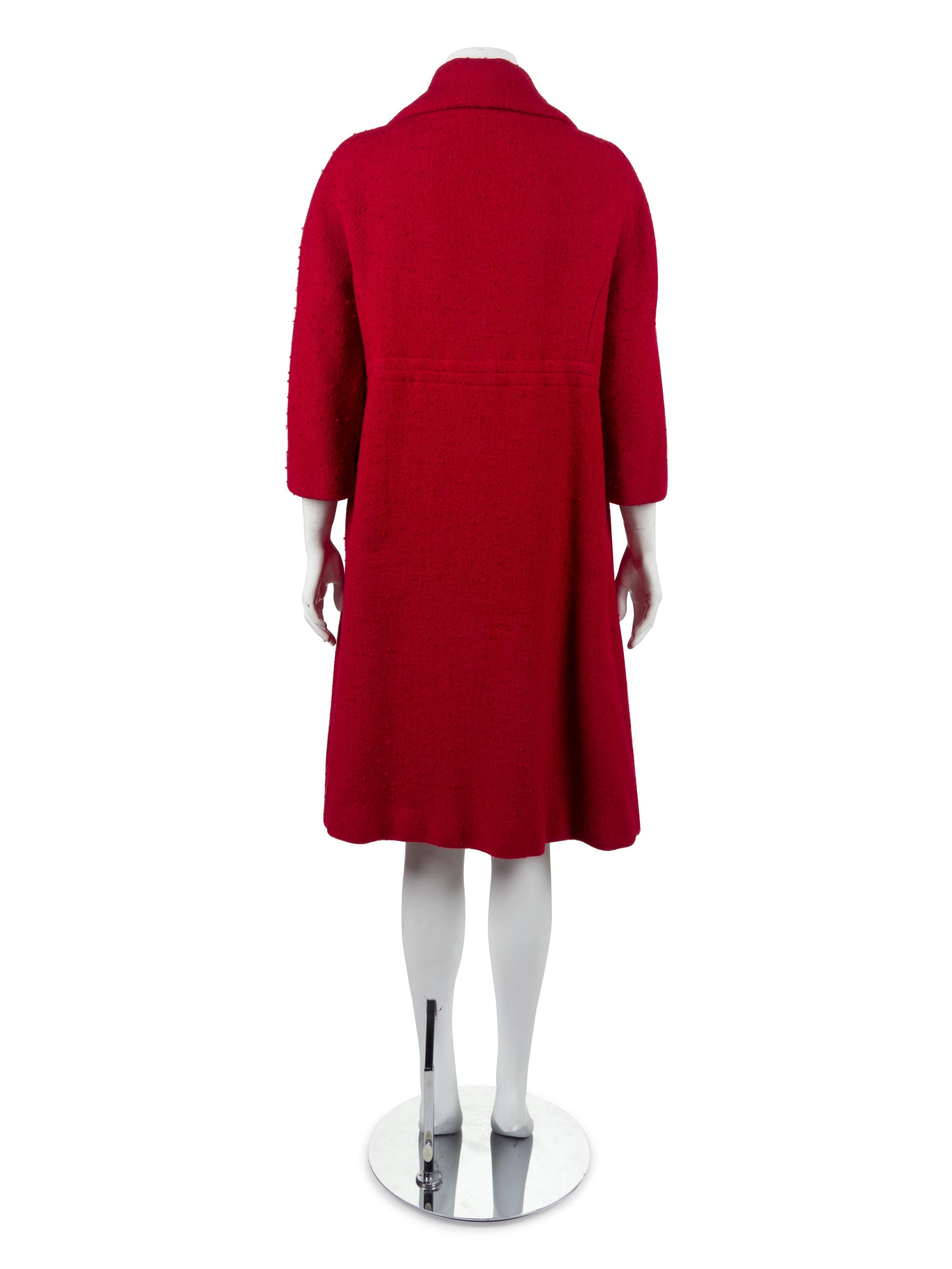 One Norman Norell Coat, One Alberto Fabiani Coat, and One Pauline Trigère Cape, 1960s — Sold to benefit the Art Acquisition Fund at the Indianapolis Museum of Art at Newfield.