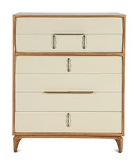 A Contemporary White Painted Birch Chest of Drawers