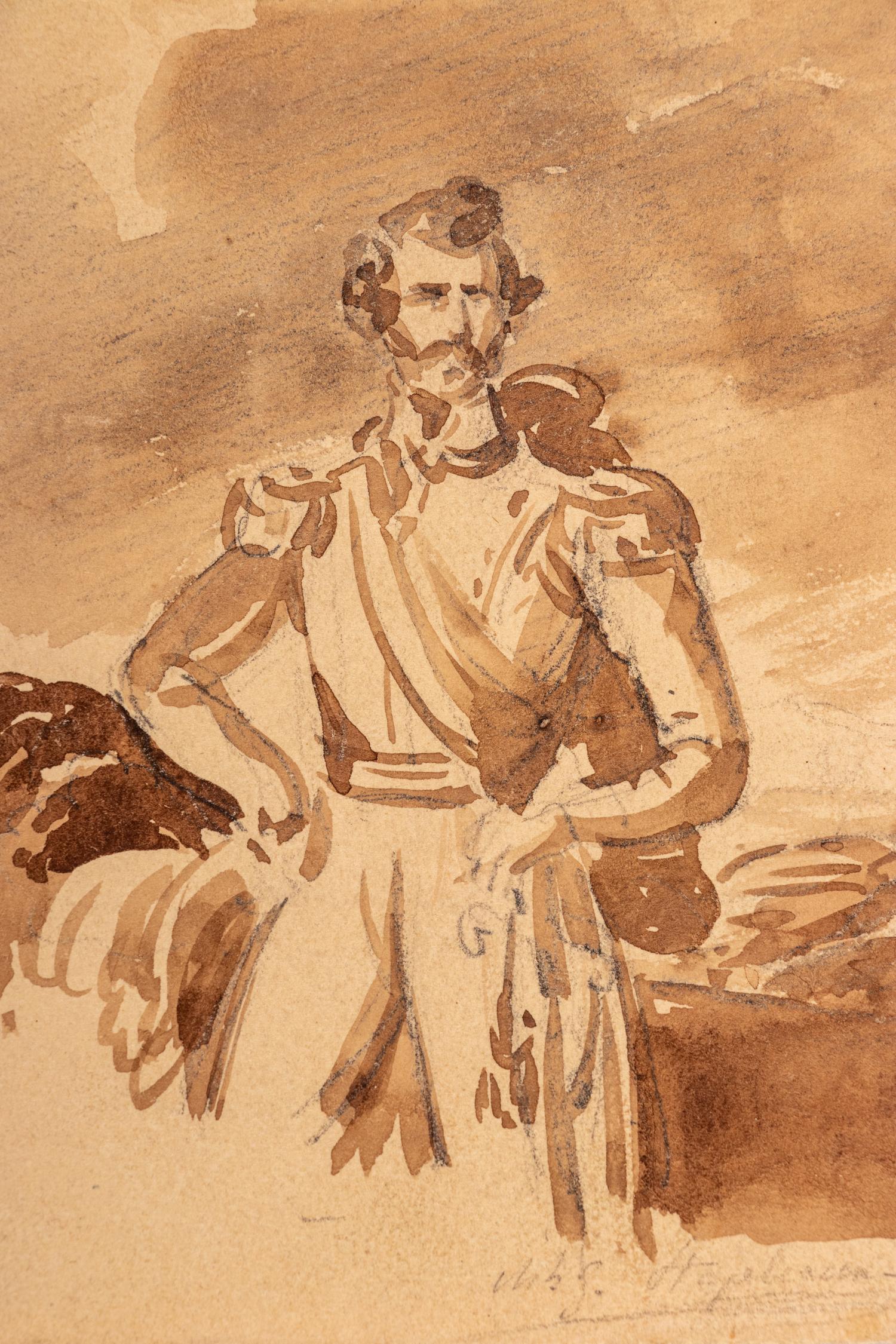 Portrait of a Standing Officer