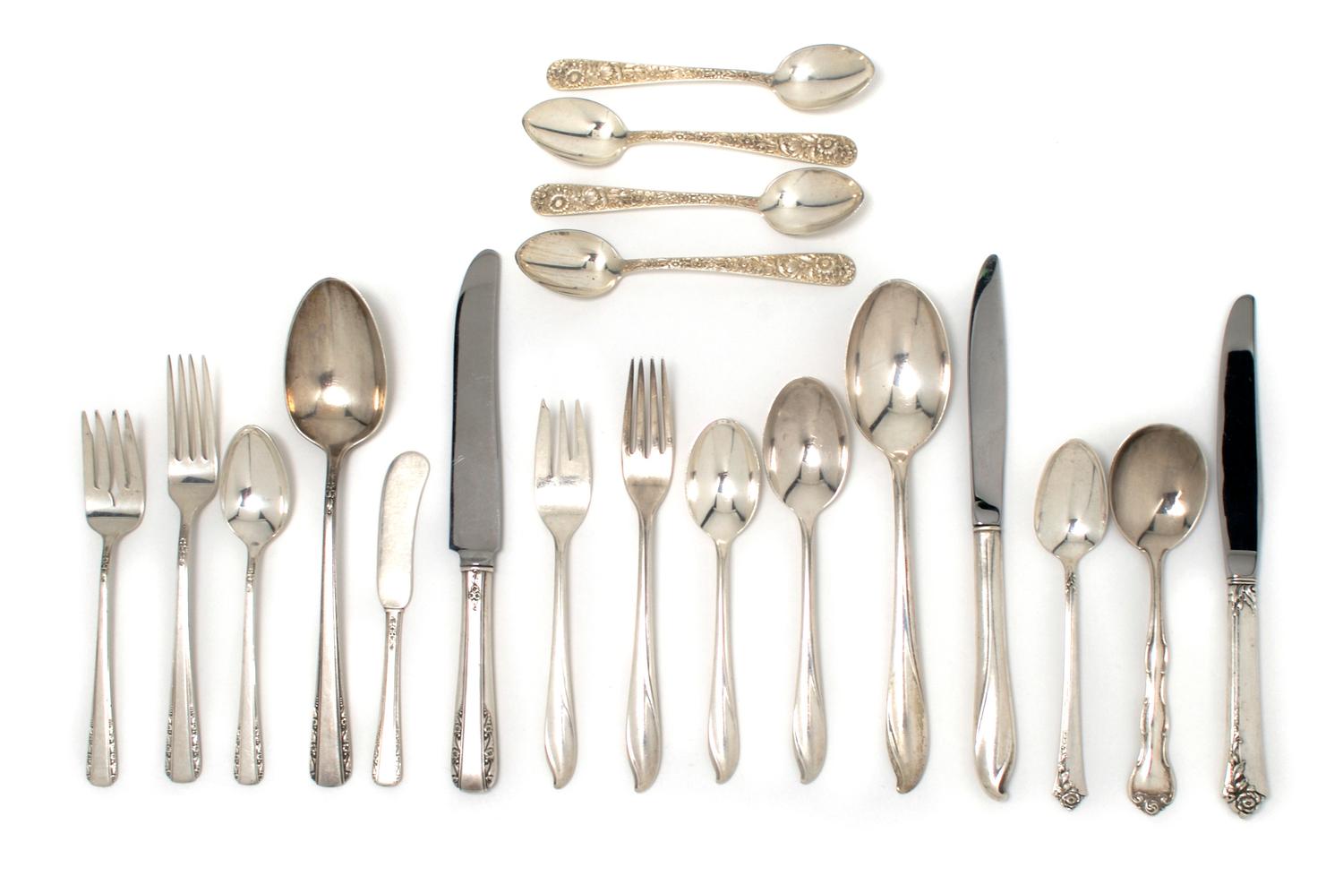 A Collection of American Sterling Silver Flatware,