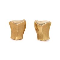 ANGELA CUMMINGS, YELLOW GOLD EARCLIPS