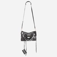 Balenciaga Agneau Classic Hardware Graffiti All Over S City in Black Balenciaga