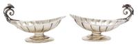 A Pair of American Silver Sauce Boats, Wood & Hughes, New York, NY,