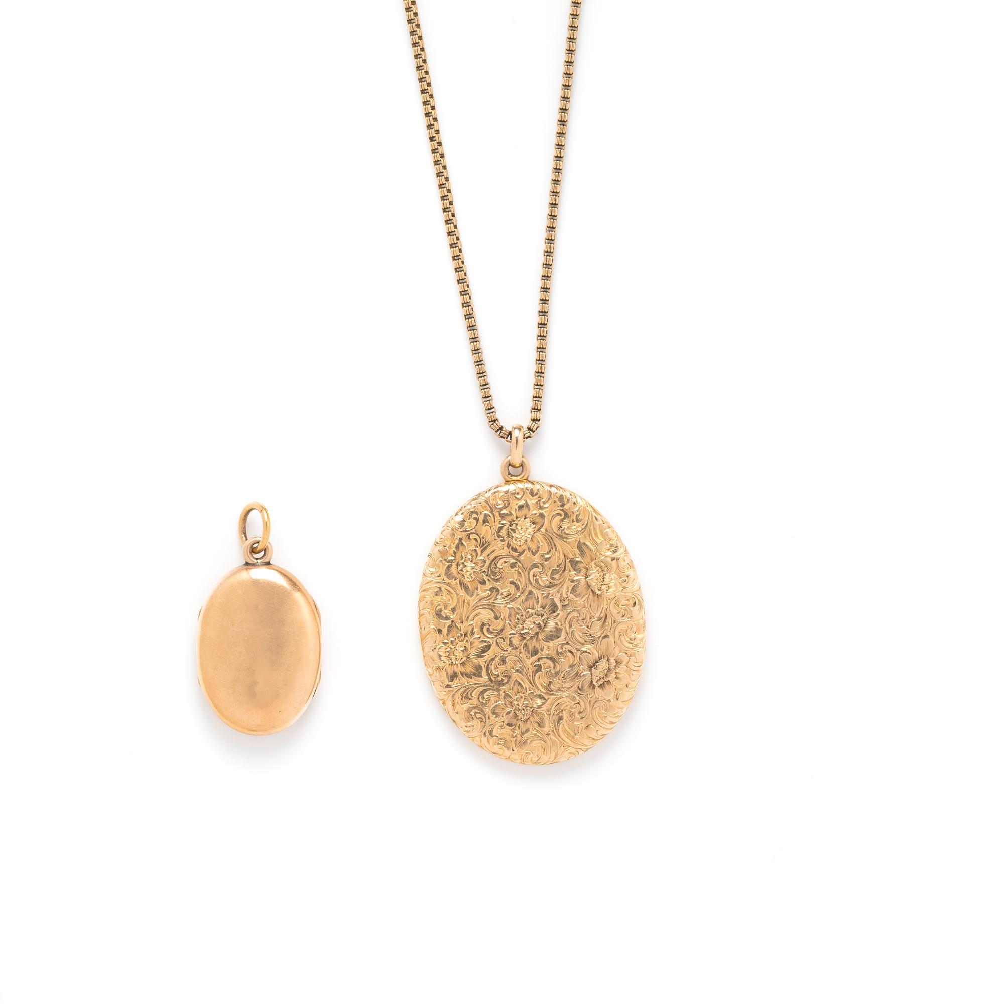 COLLECTION OF GOLD AND GOLD-FILLED JEWELRY