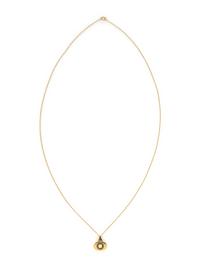 DIAMOND AND YELLOW GOLD PENDANT NECKLACE
