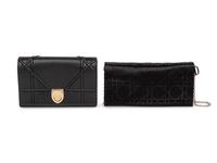 Christian Dior, Two Black Evening Bags