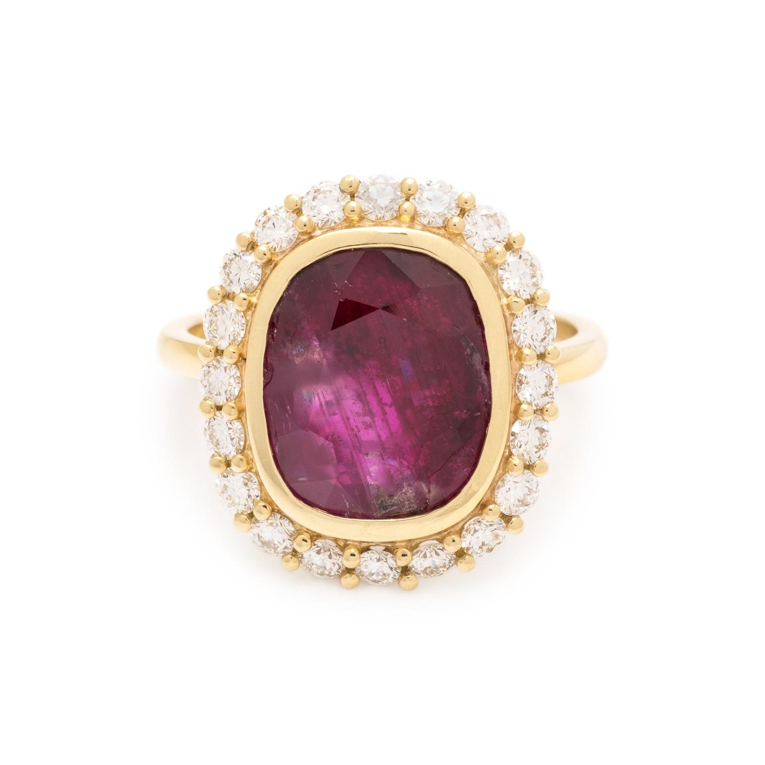 RUBY AND DIAMOND RING