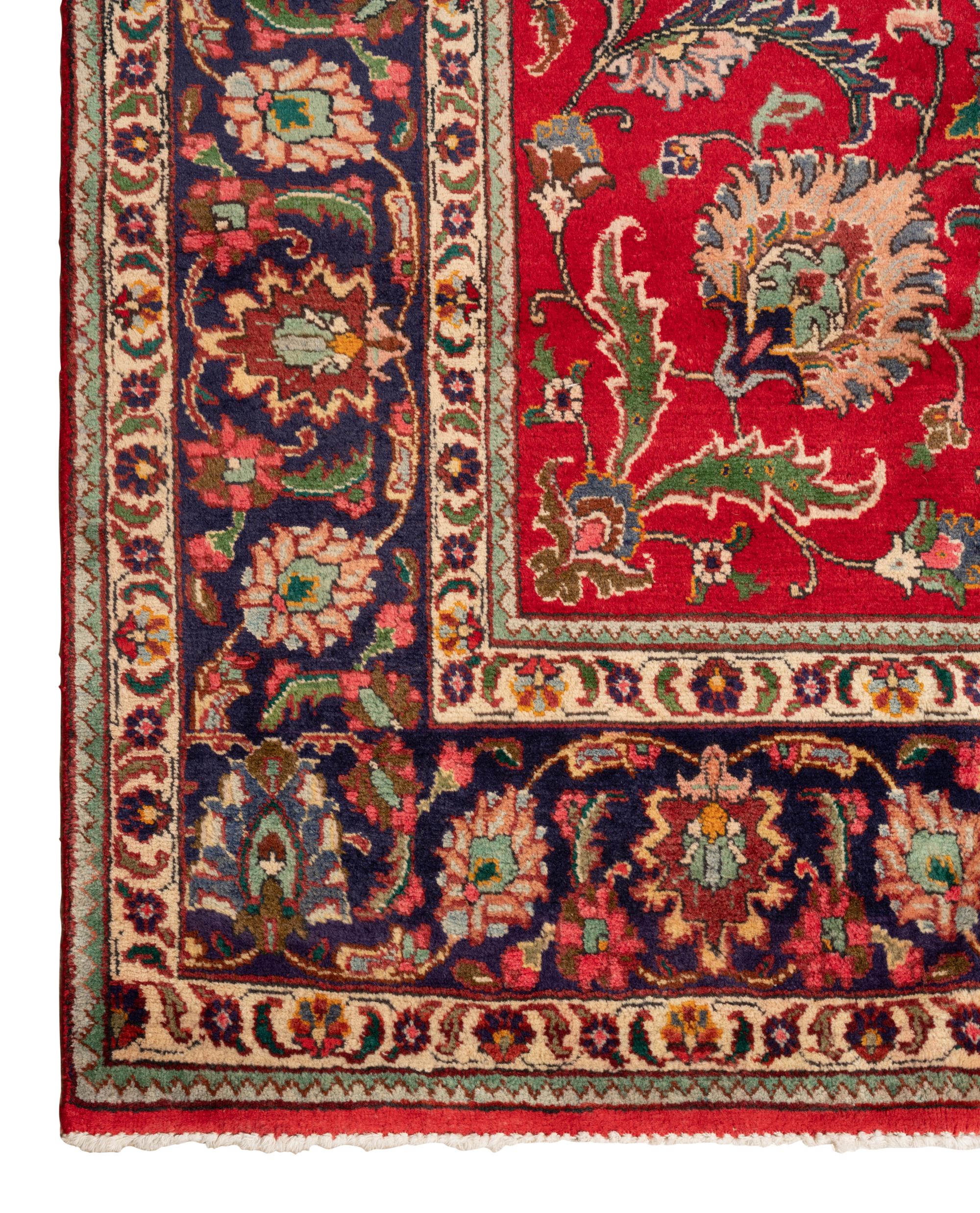 A Tabriz Wool Rug
