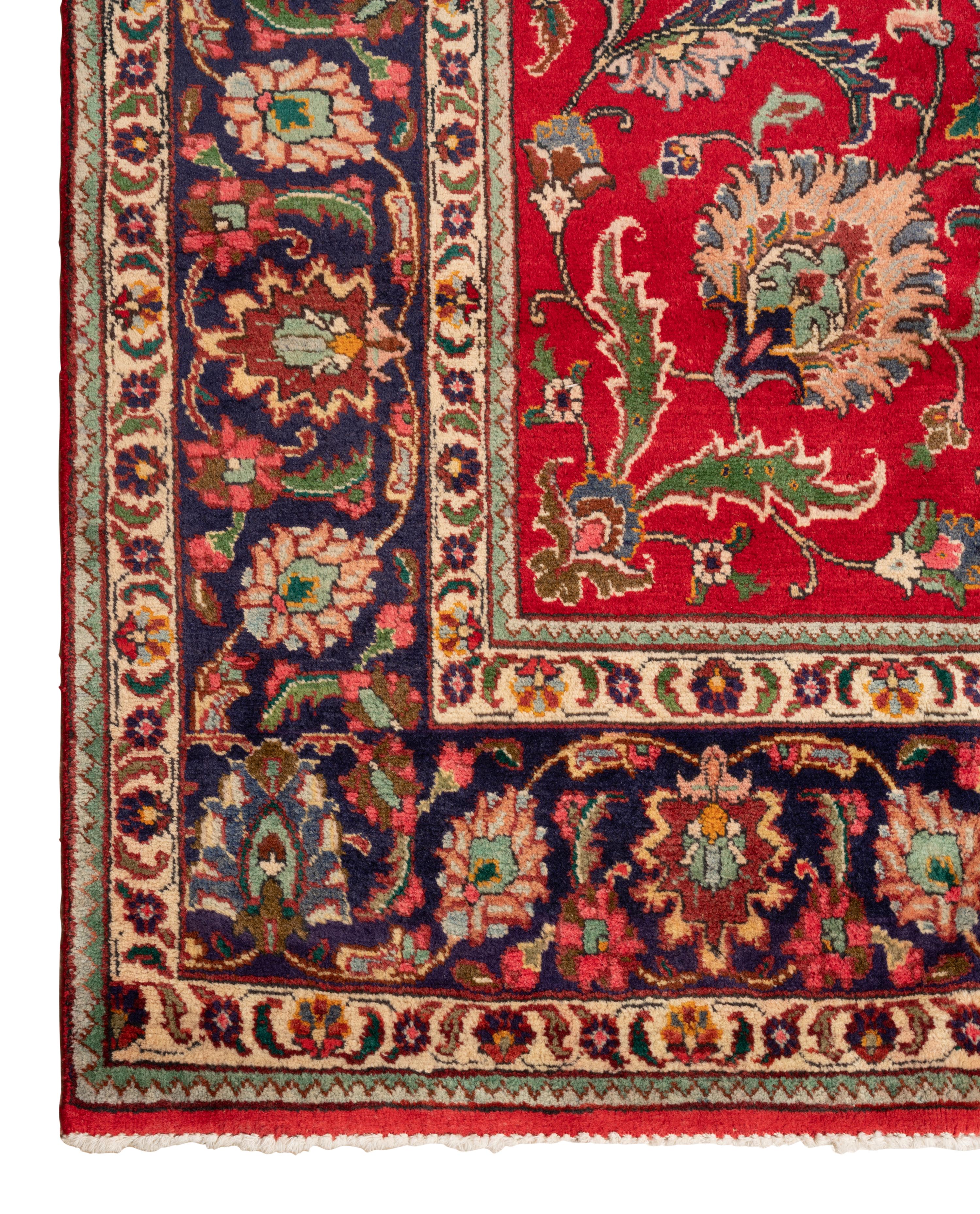 A Tabriz Wool Rug