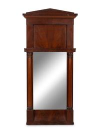An Empire Style Mahogany Pier Mirror
