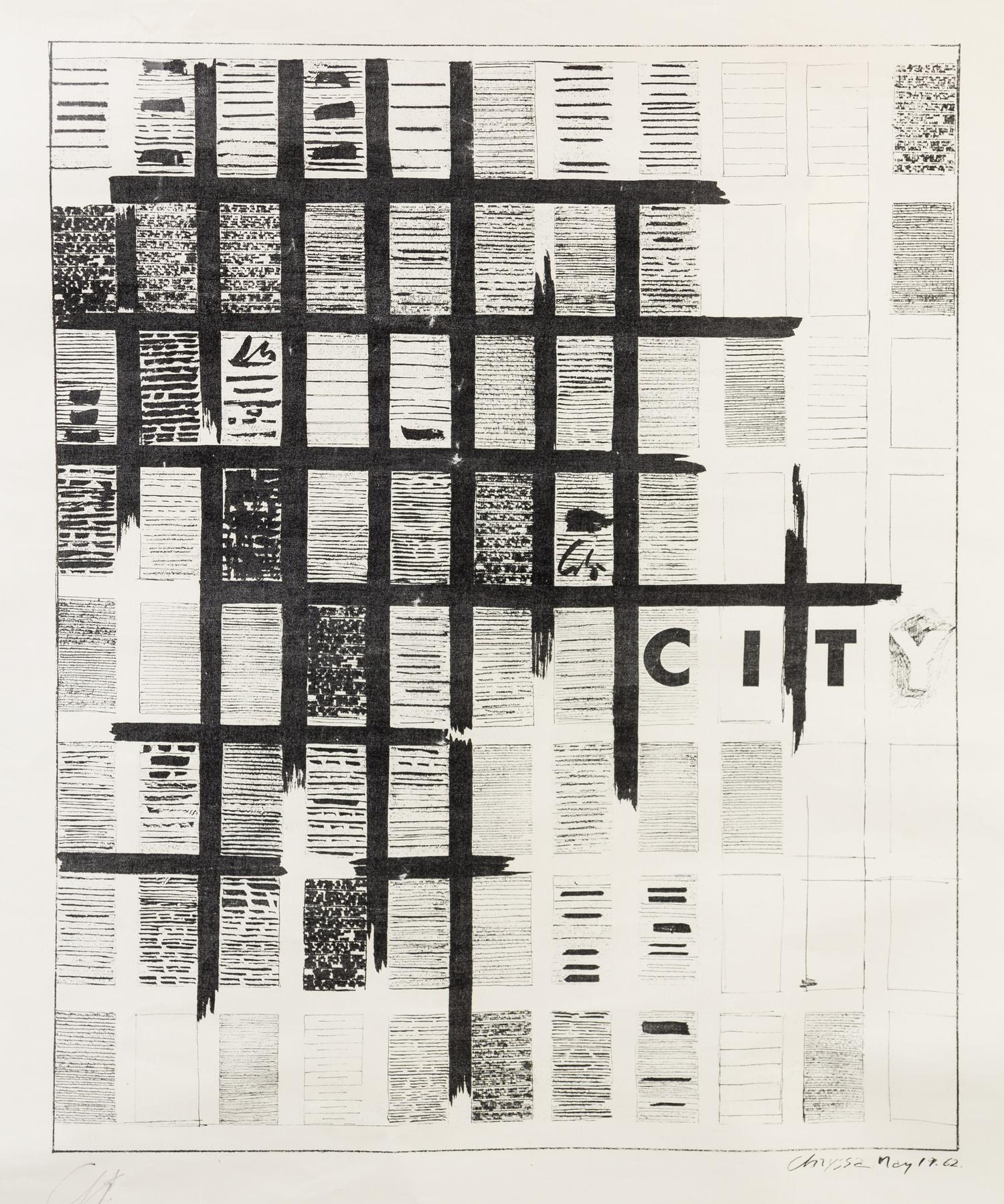 Chryssa, (American/Greek, 1933-2013), Untitled, 1962 (three works)