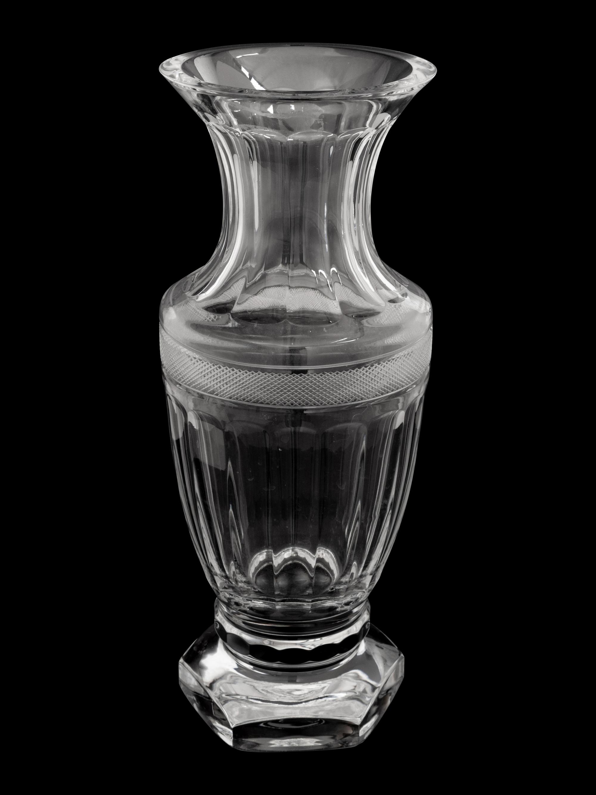 A Large Rogaska Glass Vase