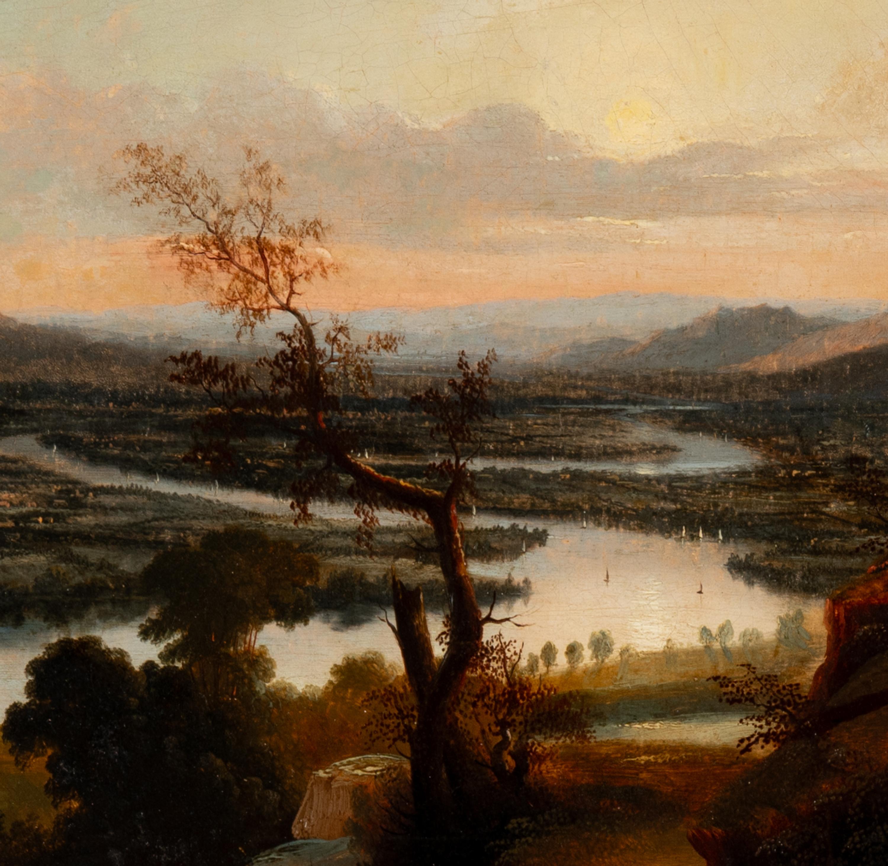 Edmund C. Coates (English, 1816-1871), A View of "The Oxbow", Connecticut River