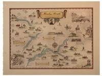 [KENTUCKY - MAPS]. SMITH, Karl. An Historical and Geographical Map of the State of Kentucky "The Dark and Bloody Ground."