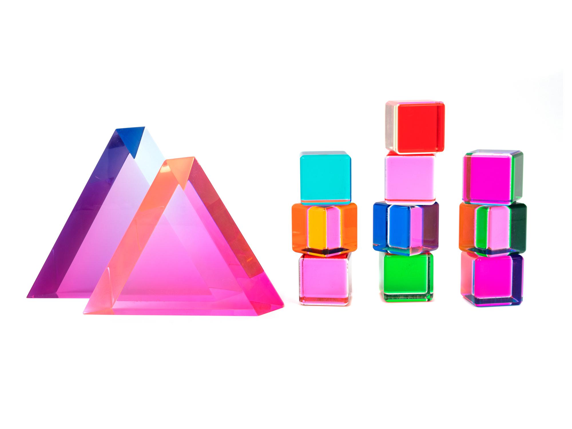 Group of Twelve Optical Sculptures