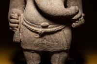 A Rare Khmer Sandstone Figure of Ganesha