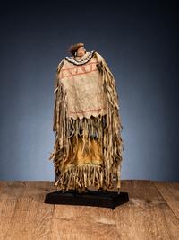 Western Apache Beaded Hide Doll