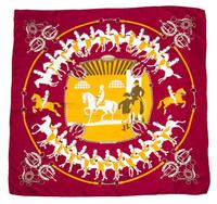 An Hermes 90cm Silk Scarf, 36" x 36".