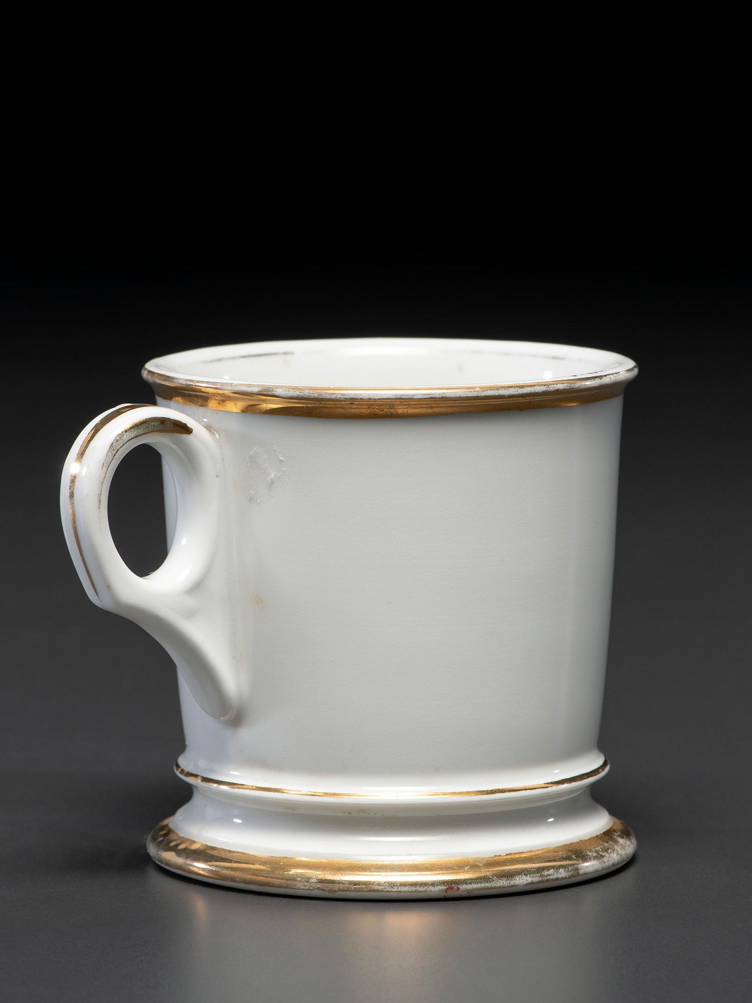 A Plumber's Porcelain Occupational Shaving Mug