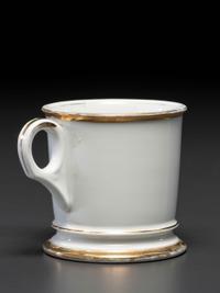 A Plumber's Porcelain Occupational Shaving Mug