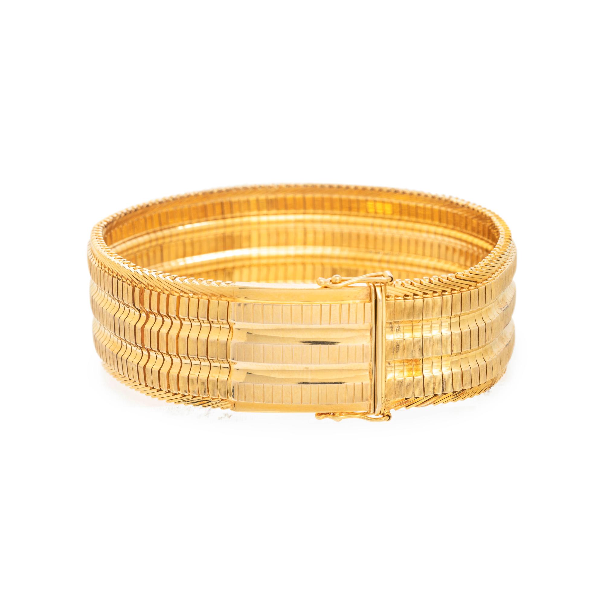 YELLOW GOLD BRACELET