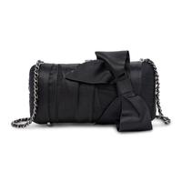 Chanel, Black Satin Ribbon Evening Bag