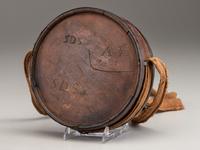 [CIVIL WAR]. Confederate canteen identified to S. D. Smith, Co. A, 7th Mississippi Infantry Battalion.