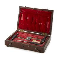 Mahogany trepanning kit Probably mid-19th century
