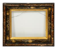 A Collection of Seven Painted and Faux-Tortoise Frames — EARLY 20TH CENTURY