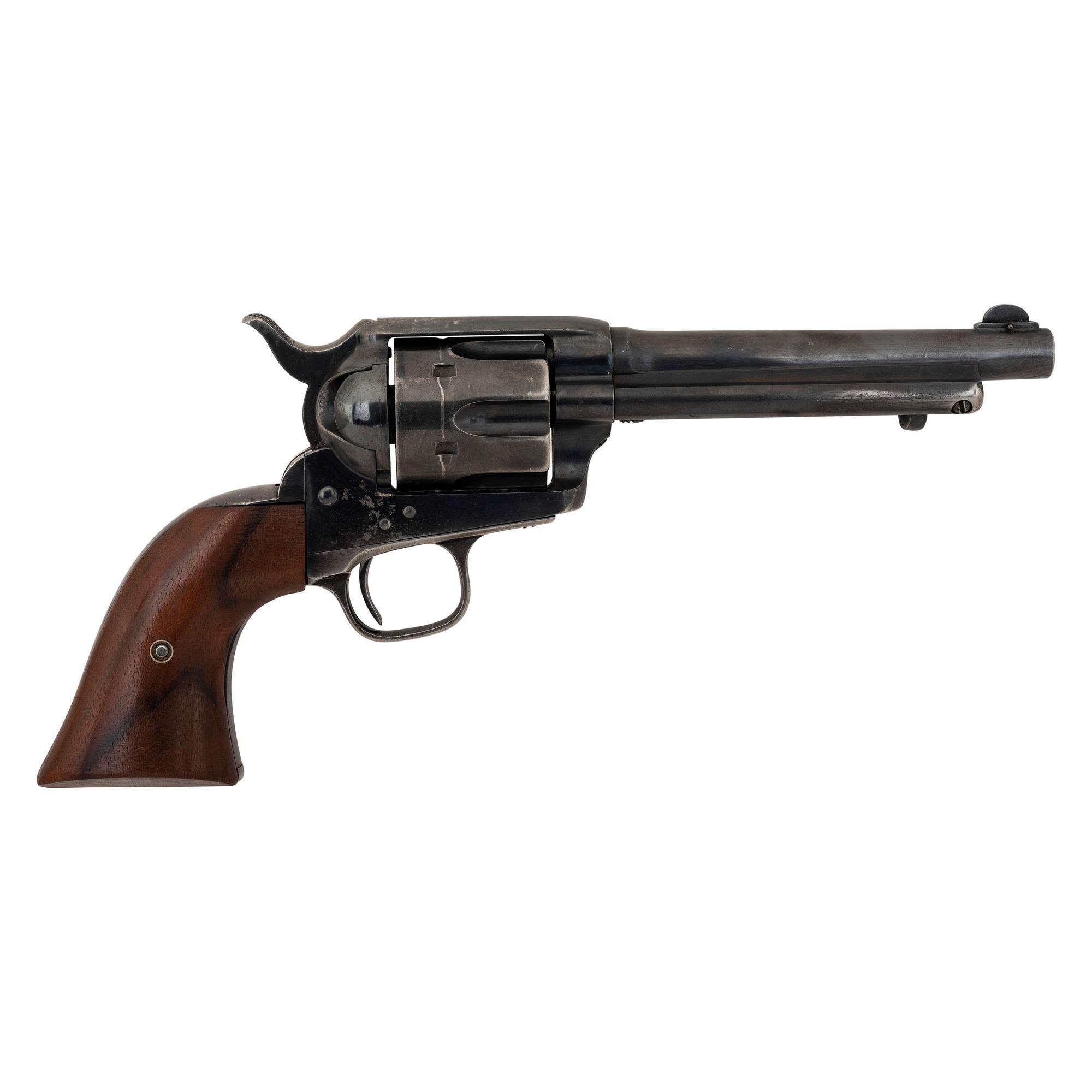 .22 Caliber Converted Colt Single Action Army with Martial Frame Produced Circa 1876