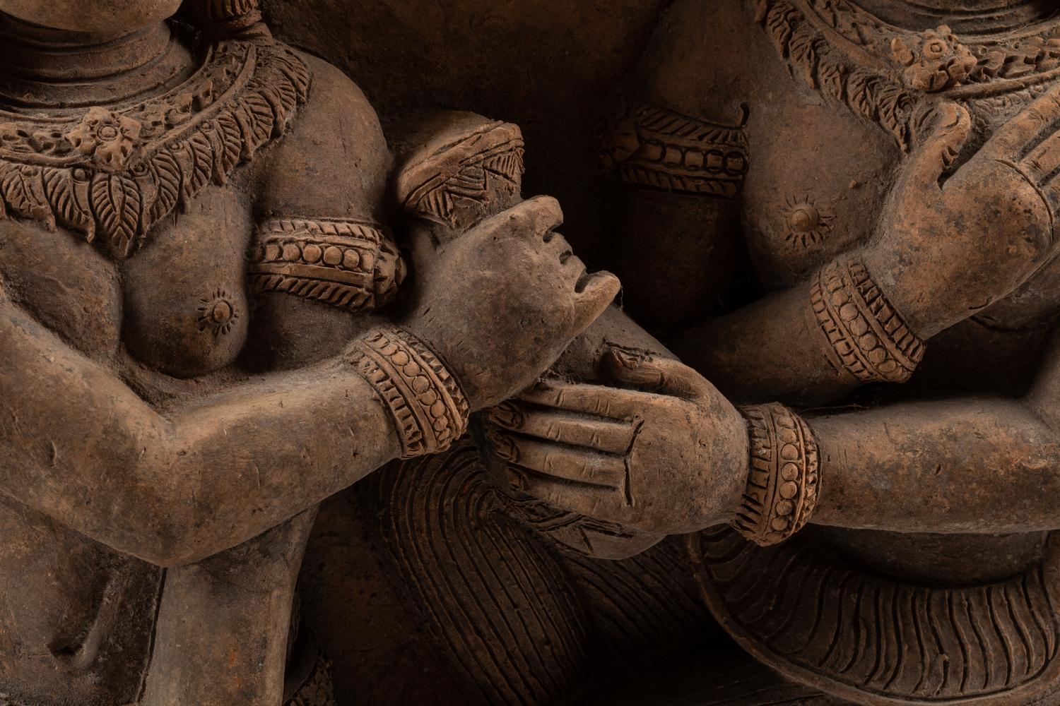 A Southeast Asian Terracotta Relief Fragment