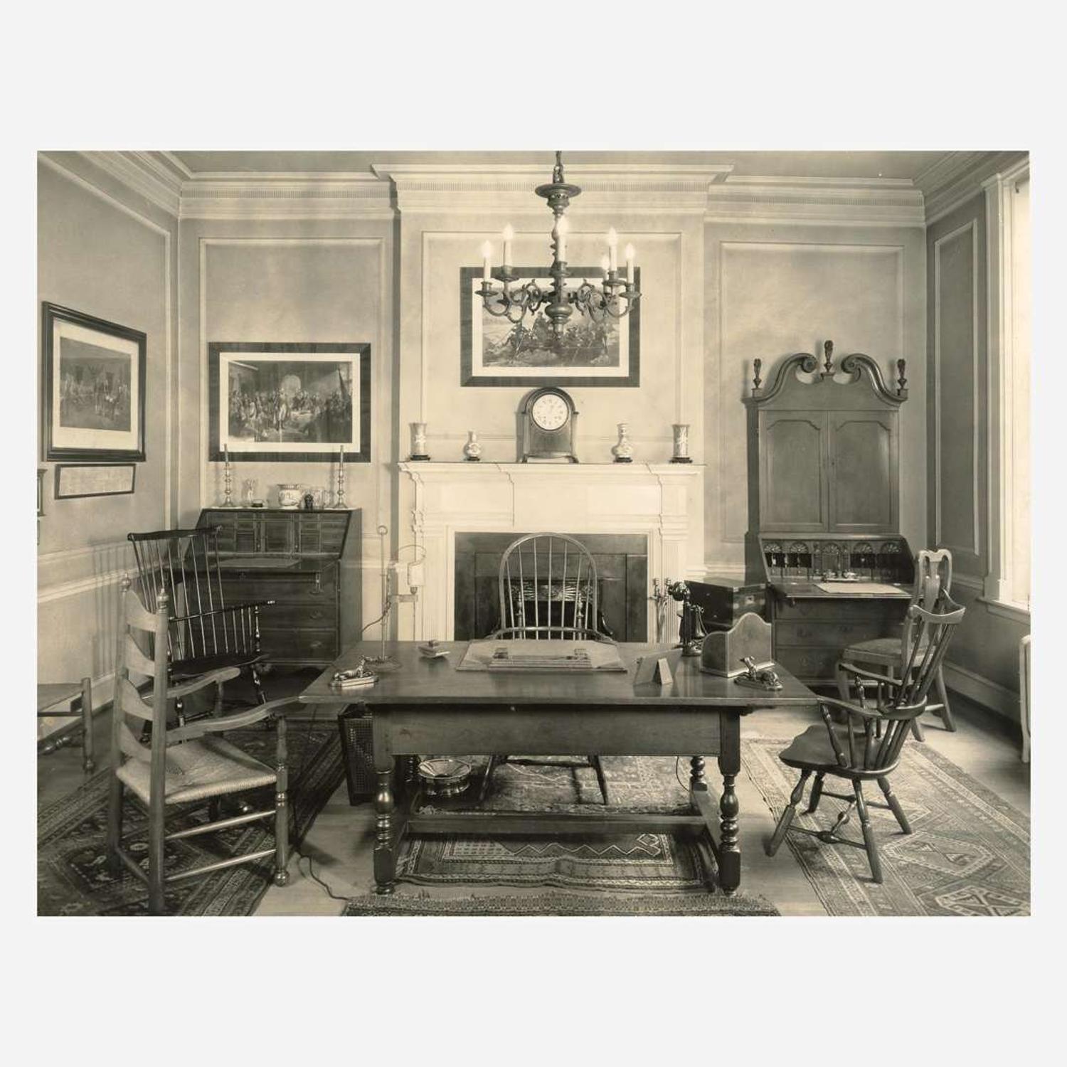 A collection of fifteen photographs of the collection of Howard Reifsnyder Charles Whitenack (active 1920-1956) and James L. Dillon & Co., Philadelphia, PA, circa 1927-1928