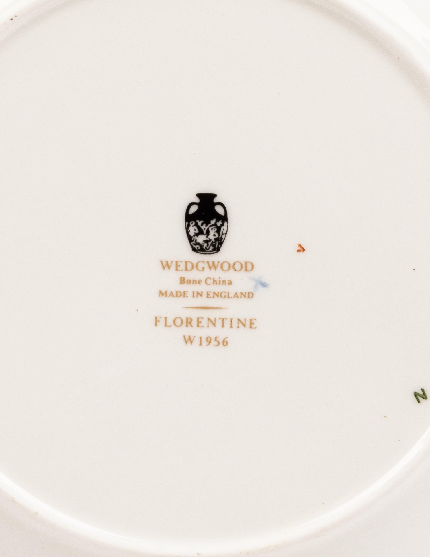 A Wedgewood Florentine Porcelain Dinner Service