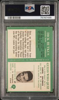 A 1966 Philadelphia Dick Butkus Rookie Football Card No. 31 (PSA 5 EX) and A 1966 Philadelphia Gale Sayers Rookie Football Card No. 38 (PSA 4 VG-EX)