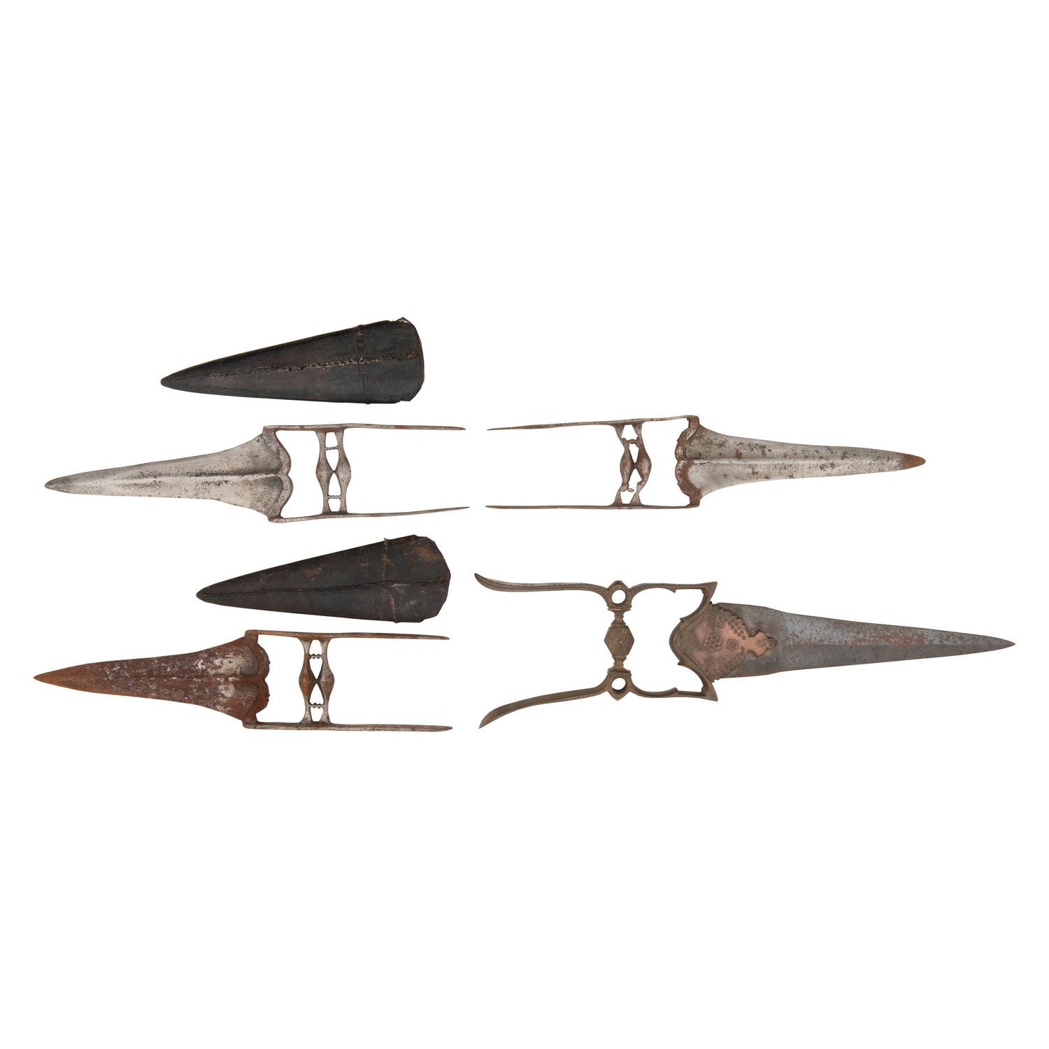 Lot of 4 Indian Katar Daggers