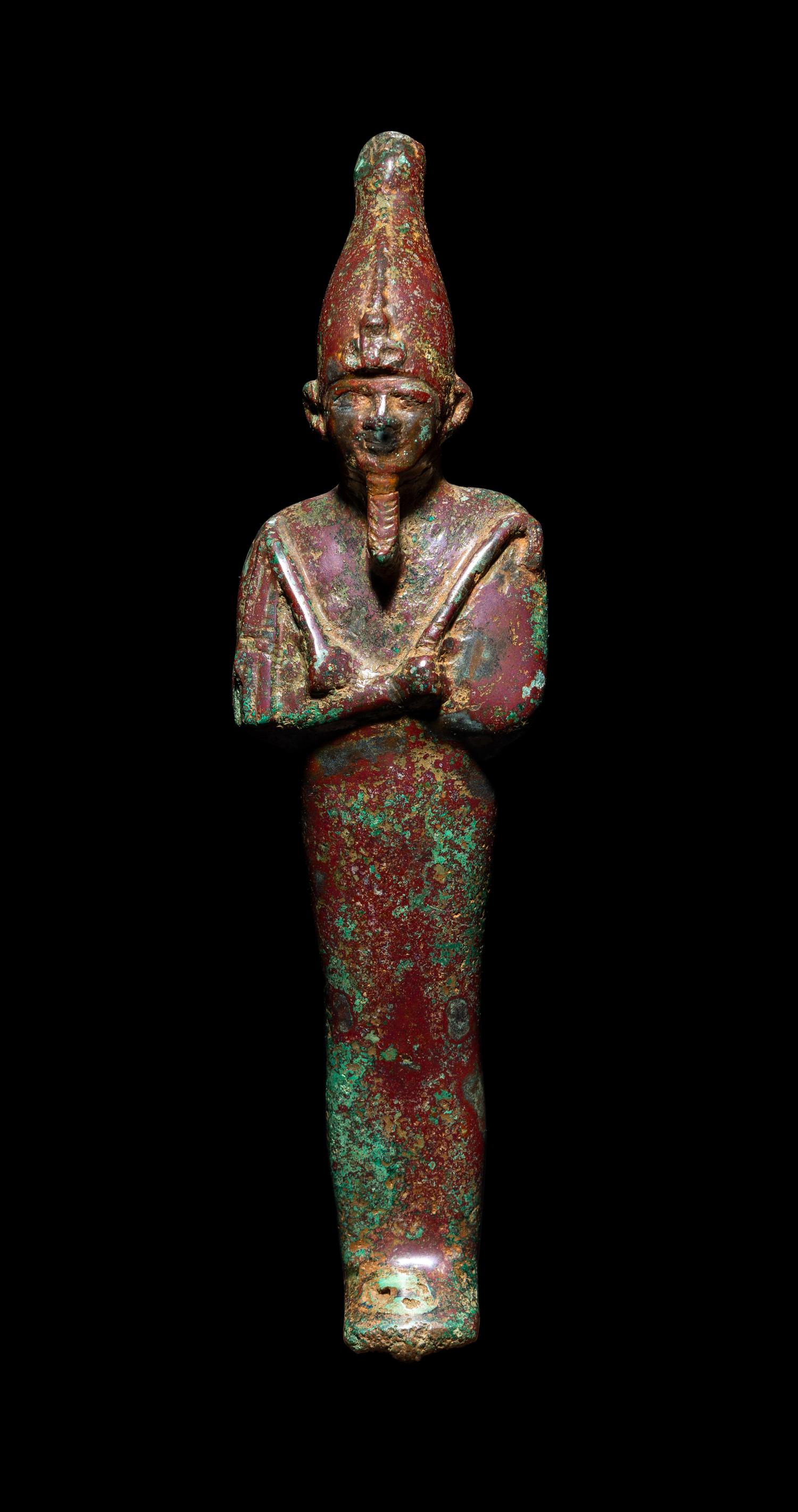 An Egyptian Bronze Osiris
