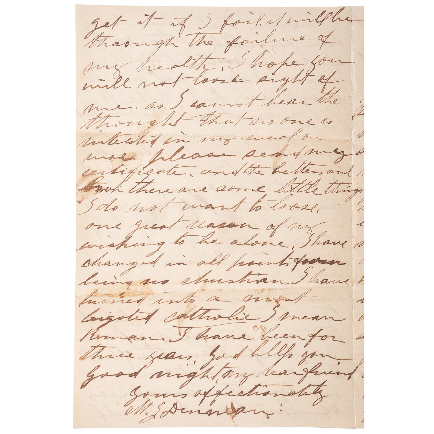 Van Lew Family Archive, Incl. Letters from Civil War Spymaster Elizabeth Van Lew and Slave-Turned-Spy Mary Bowser