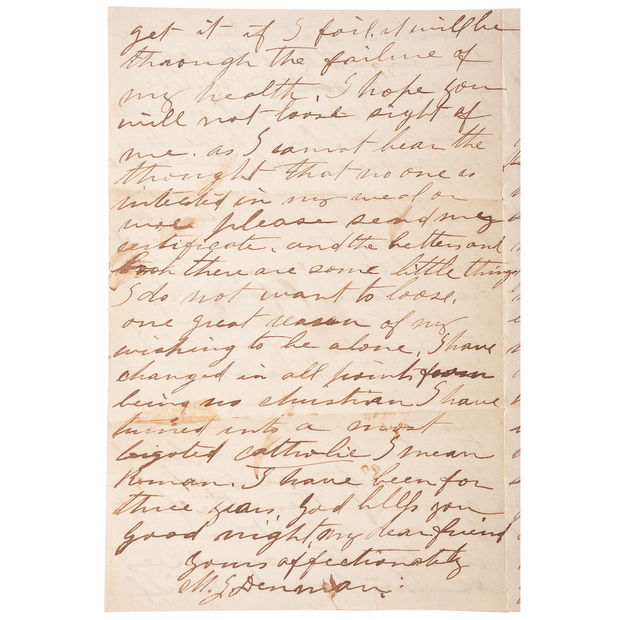 Van Lew Family Archive, Incl. Letters from Civil War Spymaster Elizabeth Van Lew and Slave-Turned-Spy Mary Bowser