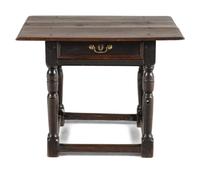 A William and Mary Oak Side Table