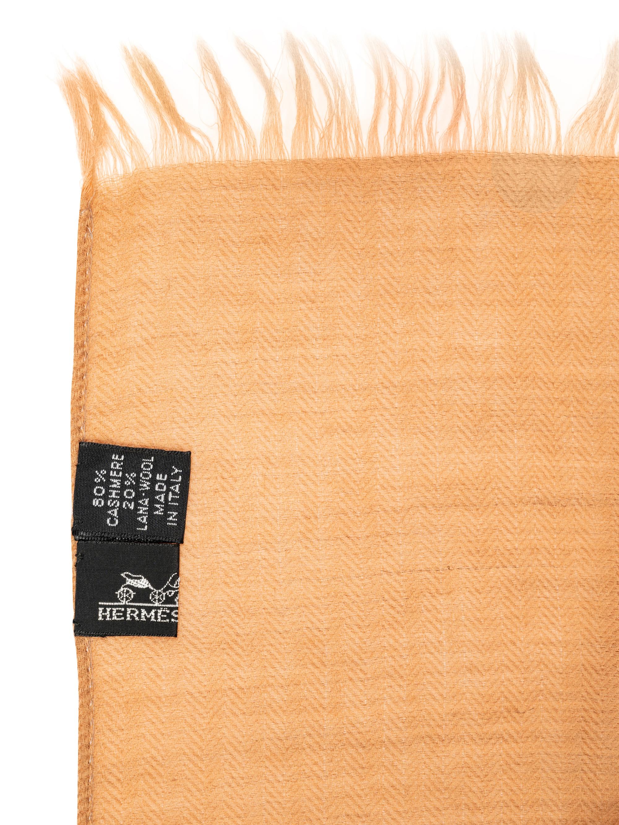 Seven Designer Scarves: One Brunello Cucinelli, Two Eskandar, One Akris, One Hermès, One Loro Piana, One Yves Saint Laurent Rive Gauche