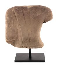 A Thai Stone Torso of Buddha