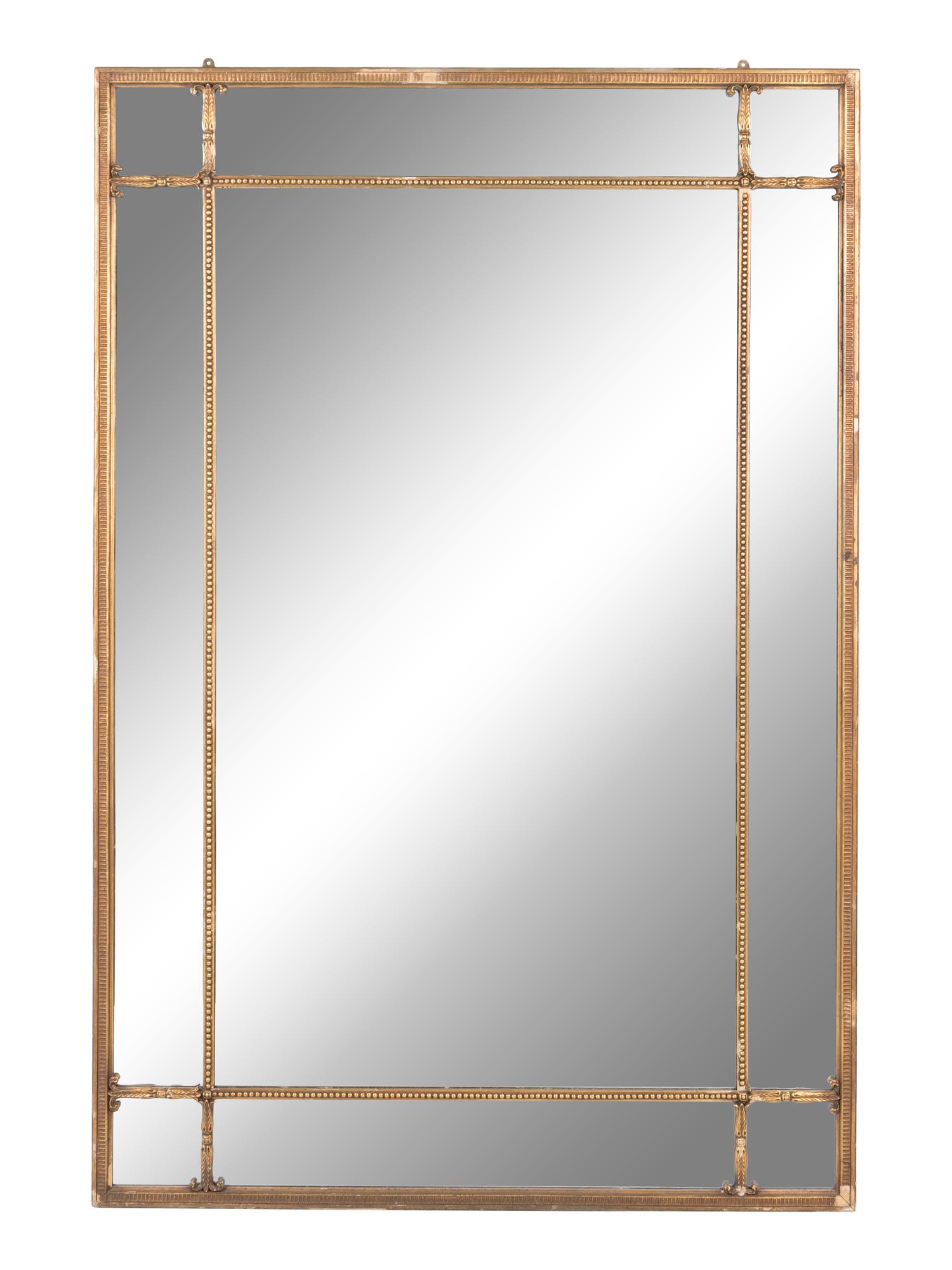 A Set of Three Large Giltwood Mirrors