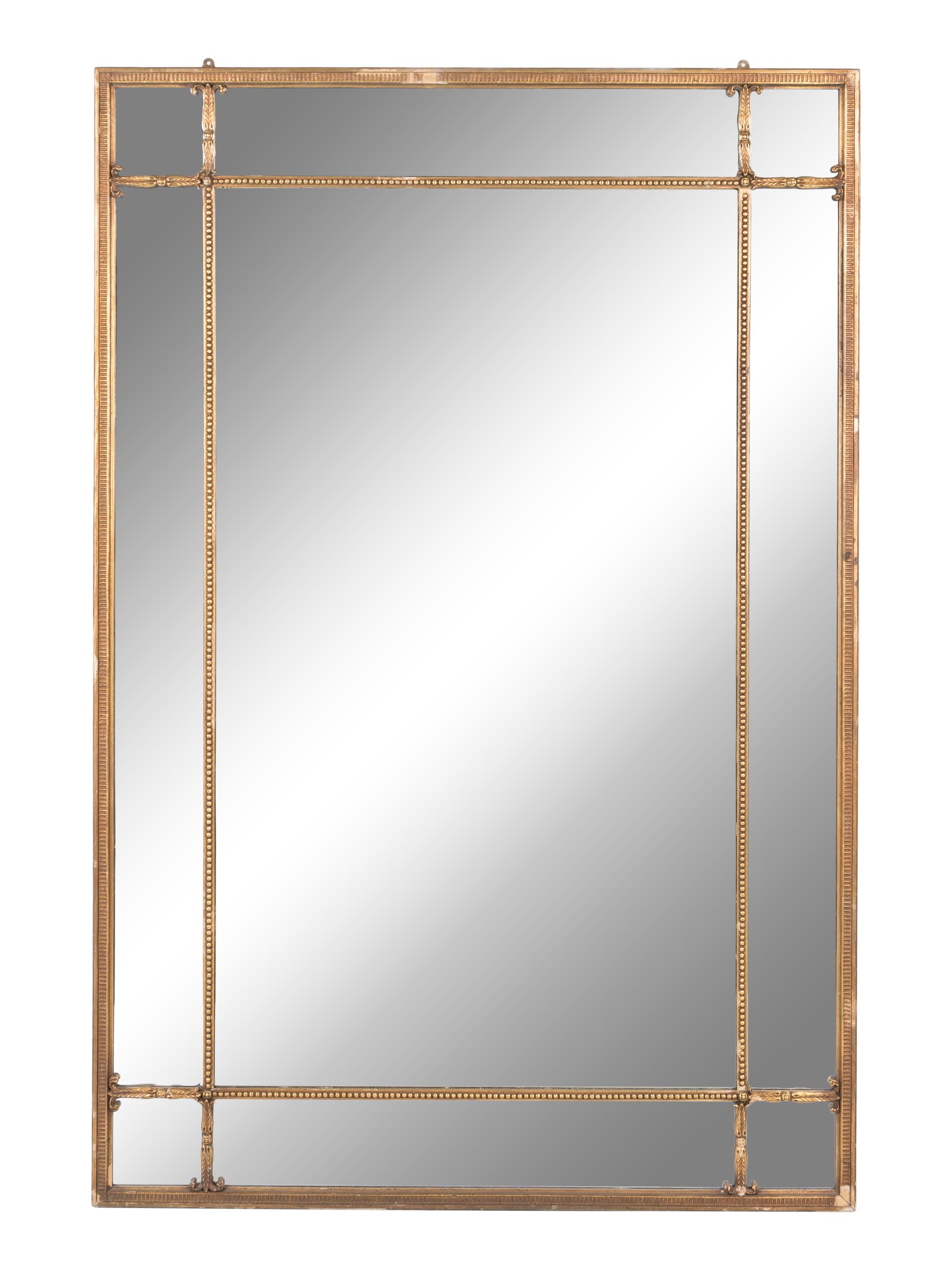 A Set of Three Large Giltwood Mirrors