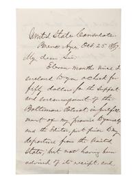 [SLAVERY & ABOLITION] -- [COCKRAN, Francis S. (1814-1886)]. Archive of letters to Maryland abolitionist and Underground Railroad supporter, comprising: