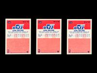 A Group of Three 1986 Fleer Karl Malone Rookie Basketball Cards No. 68